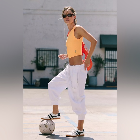 Free People Free Throw Muscle Tank in Orange Size X-Large NWT - Picture 8 of 11